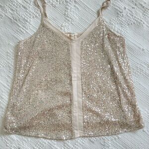 Maurices Sparkling Beige Camisole